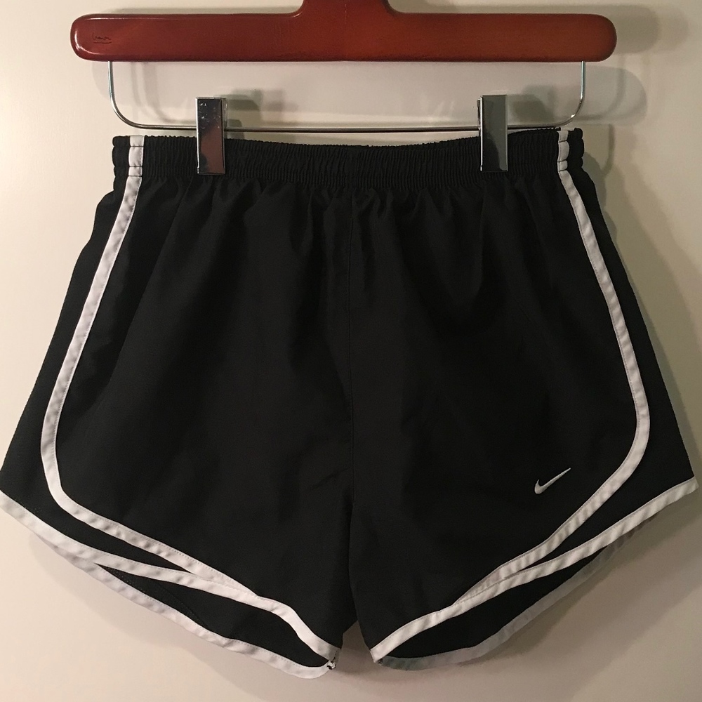 Black and White Nike Dri-Fit Shorts